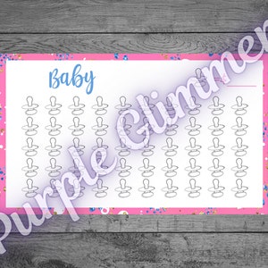 PRINTABLE New Baby Savings Challenge Tracker || Budgeting || Money Challenges || Savings Tracker || Savings Challenge