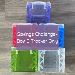 100 Envelope Challenge Box - Box and Tracker ONLY