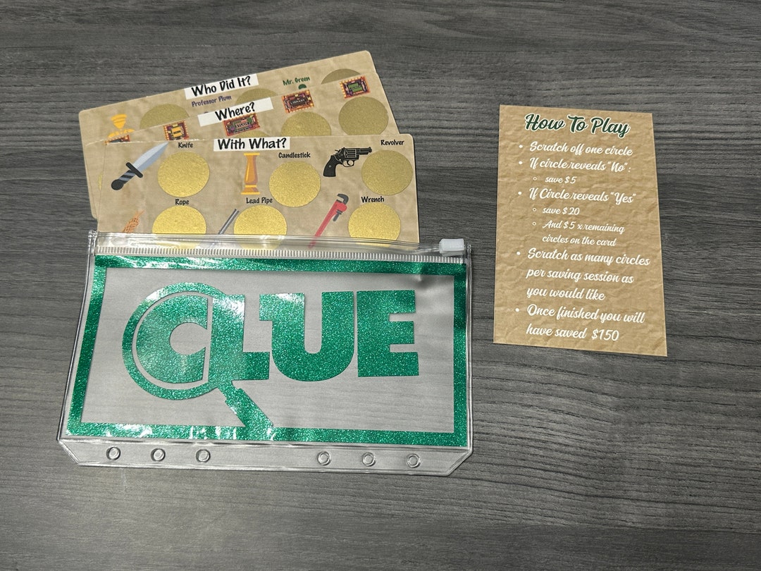 Clue Savings Challenge Cash Envelopes Savings Challenge Dave Ramsey