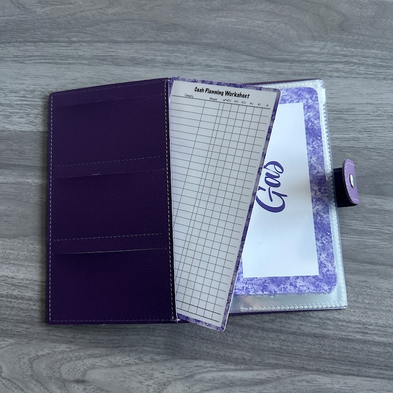 Glitter Marble Laminated Cash Planning Work Sheet Sinking Funds Cash