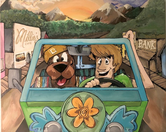 SCOOBY-DOO & SHAGGY 16x20 Poster SCOOBY-DOO & SHAGGY 16x20 Poster