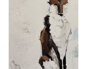 Fox Art Print: Colorado Winter Landscape