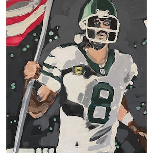 16x20 Print Aaron Rodgers Jets Debut