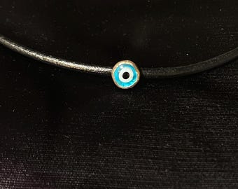 All Seeing Eye Leather Chocker