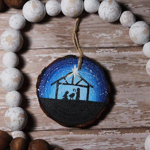 Nativity Ornament | Hand-painted