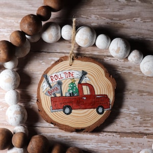 Alabama Truck Ornament | Hand-painted