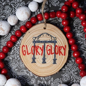 Glory Glory Arch UGA Ornament | Hand-painted