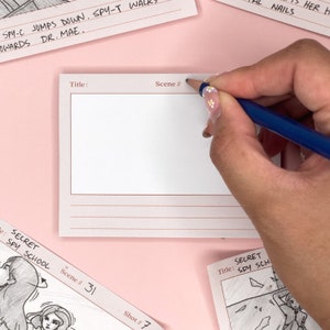 Storyboard Sticky Notes | Filmmakers, Directors, Screenwriters, Animators & Motion Graphic Professionals, Comic Artists