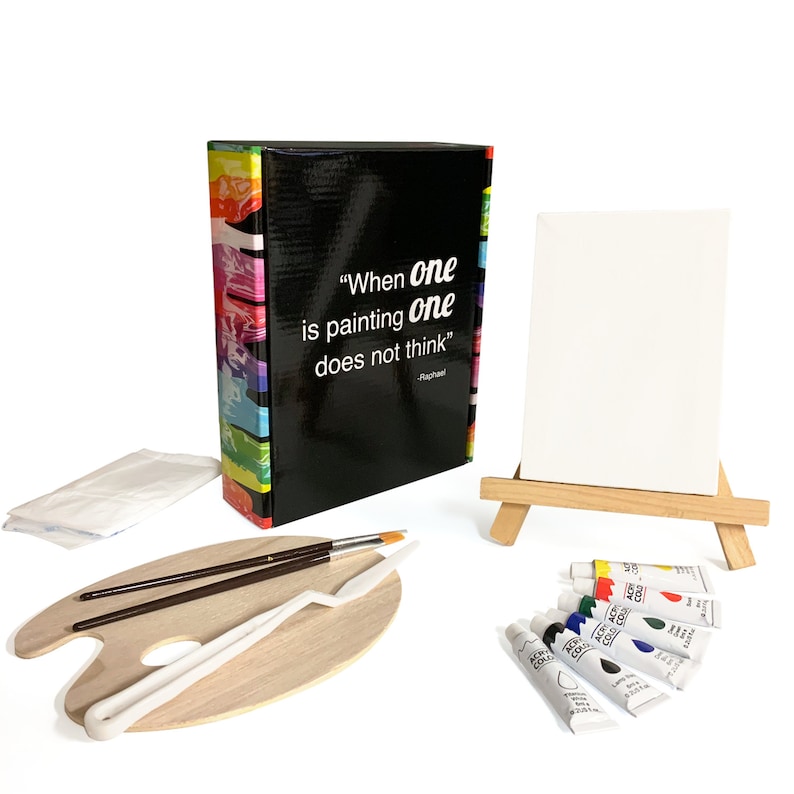 etsy.com | Mini Painting set by BRUSH IN A BOX
