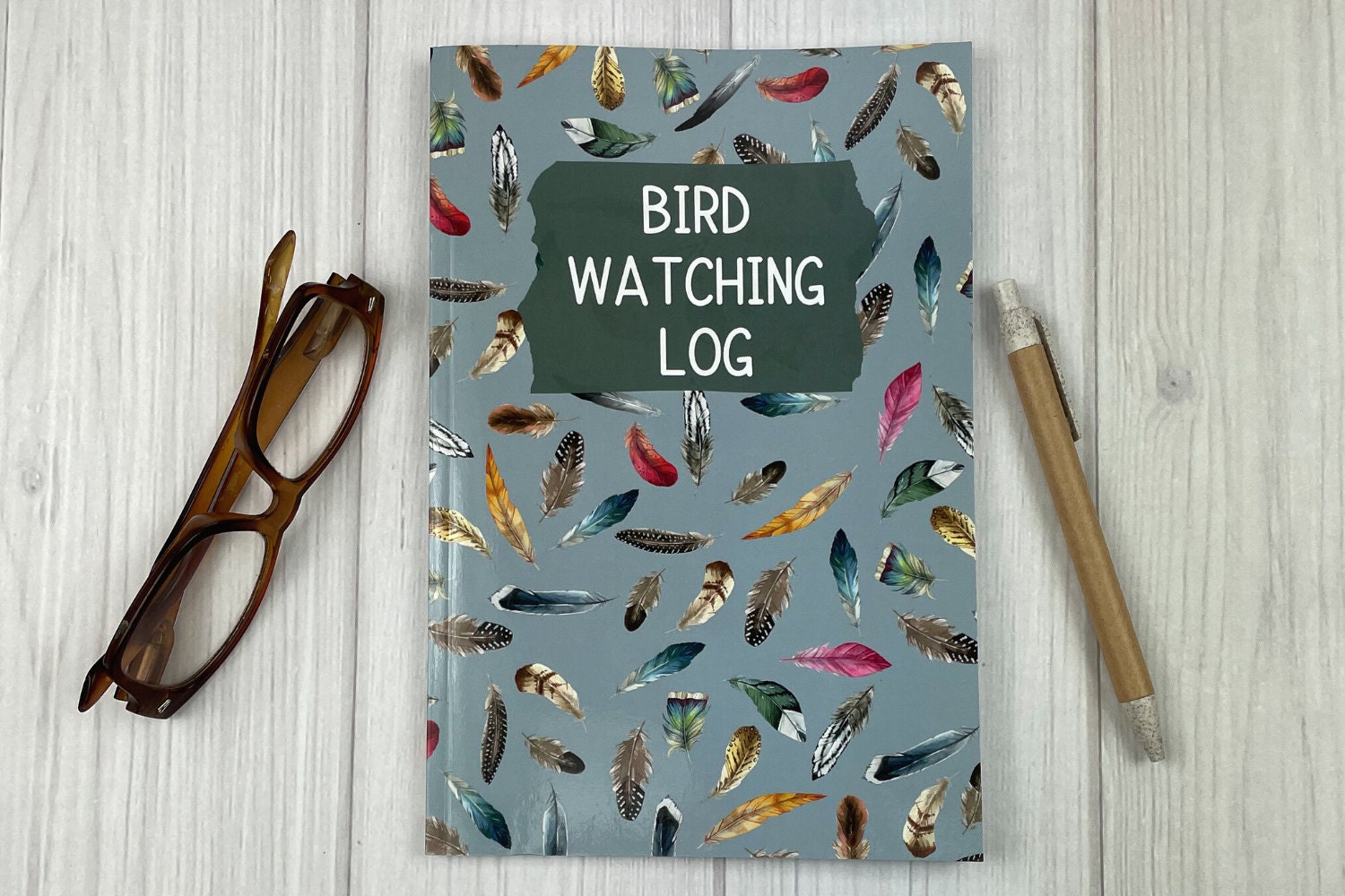 Bird Watching Journal, Log Book for Kids and Adults, Beginner Bird Watcher Notebook, Bird Watching Gift, Ornithologist Logbook