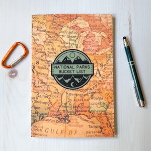 National Parks Planner Journal, US National Park Travel Planner, Log Book Journal, National Park Gift, Guide Notebook, Vacation Checklist