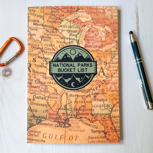 National Parks Bucket List Journal, National Park Travel Planner, Log Book Journal, National Park Gift, Guide Notebook, Vacation Checklist