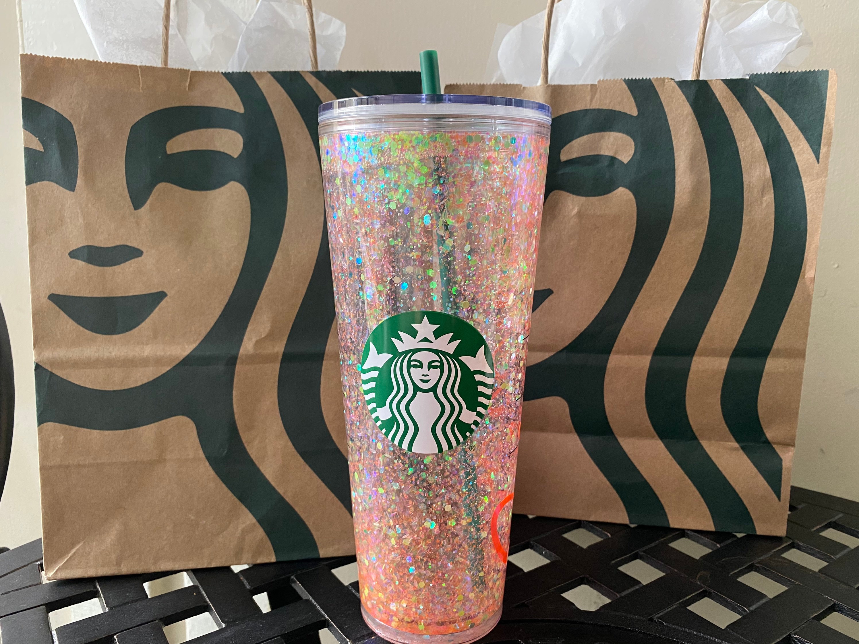 Starbucks Snowglobe Summer Tumbler Personalized Etsy