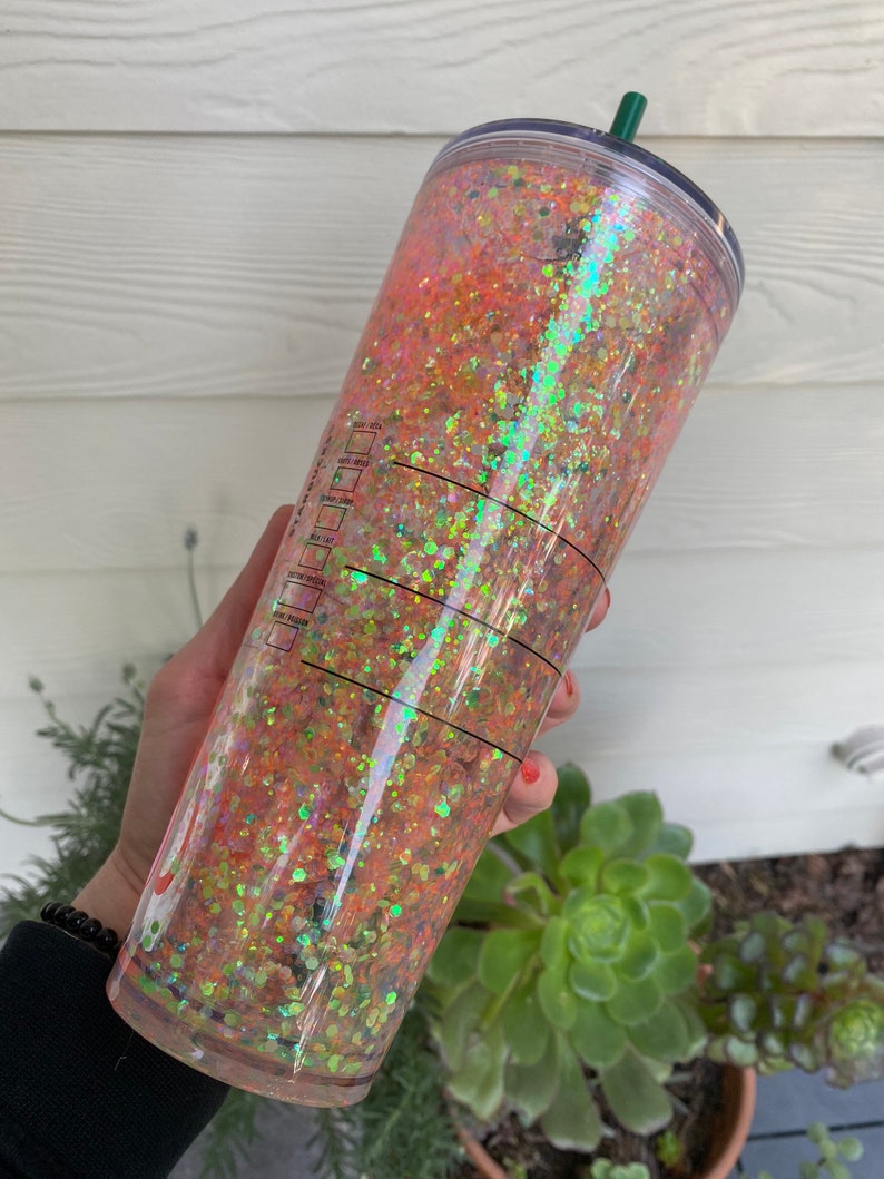 Starbucks Snow Globe Tumbler Personalized Etsy