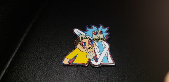 Rick And Morty Steal Your Face Full Glow Grateful Dead Etsy