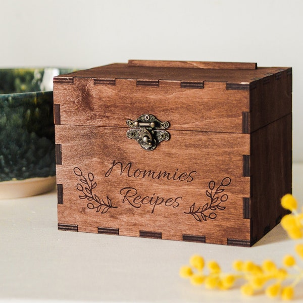Recipe Box Etsy