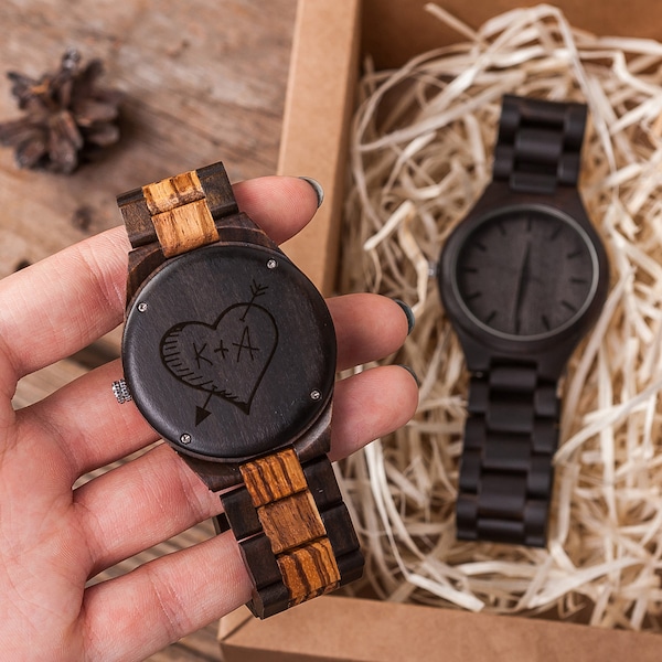 Eco wood watches for men,Anniversary gifts for men,Wooden watch,Mens watch,Anniversary gifts for boyfriend,gifts for men,wooden watches men