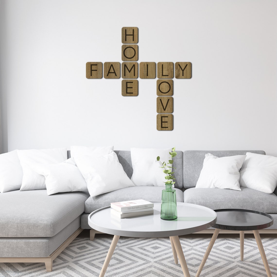 Wood Scrabble Letters for Wall Scrabble Letters for Wall Etsy