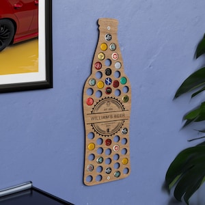 Beer bottle cap holder, Cap catcher, Beer cap collector, Bottle cap collector, Bottle cap display, Bottle cap storage, Beer cap art