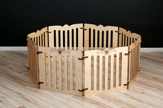 Dog Crate Furniture Small Wood Dog Pen Modern Dog Crate Dog Play Pen Dog Kennel Furniture Puppy Gate Puppy Play Pen Puppy Crate Etsy Canada