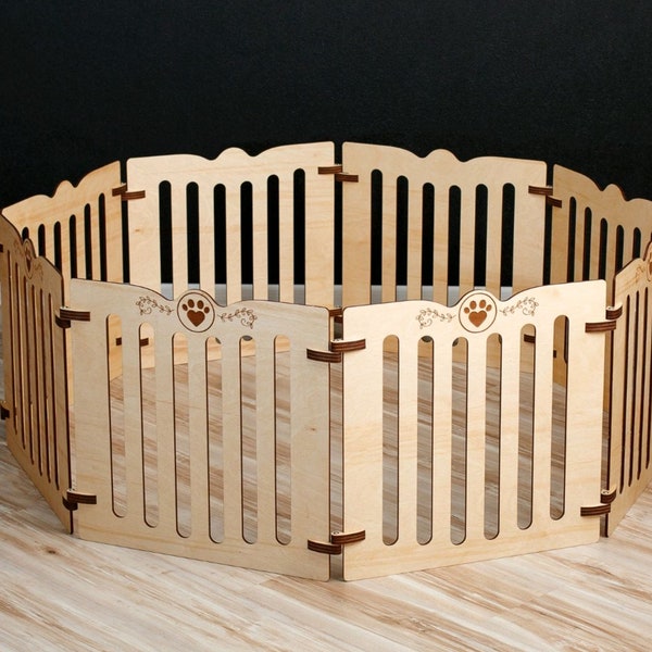 Dog crate furniture small, Wood dog kennel, Puppy play pen, Wood dog crate, Modern dog crate, Dog play pen, Dog kennel furniture, Puppy gate