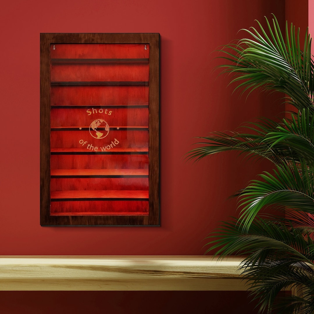 Display Case With Lights Wood, Display Case With Glass Door , Display