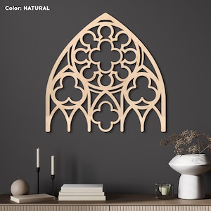 Gothic arch, Gothic wood door panel, Cathedral window,Gothic wood decor,Church window decor, Gothic wall decor,Gotisch arch,Gothic cathedral