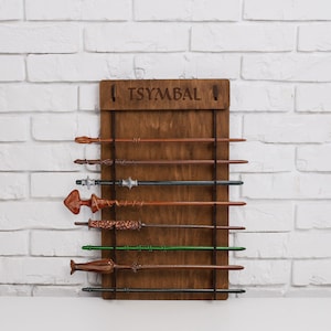 Wand display wall, Wand holder display, Wand rack, Wizarding wand stand, Wand wall mount, Wand organizer,  Personalized wand stand