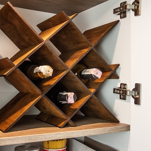 Wine rack countertop wood, Wine rack free standing, Wine rack floor, Rustic wood wine rack, Wine rack table top, Wood wine rack, Wine holder