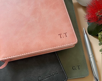 Personalised Notebook - Vegan Leather