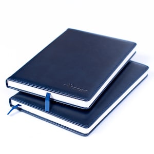 Two Ribbon Journal Personalised Leather Journal - Etsy Australia