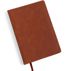 A5 Leather Notebook- Tan