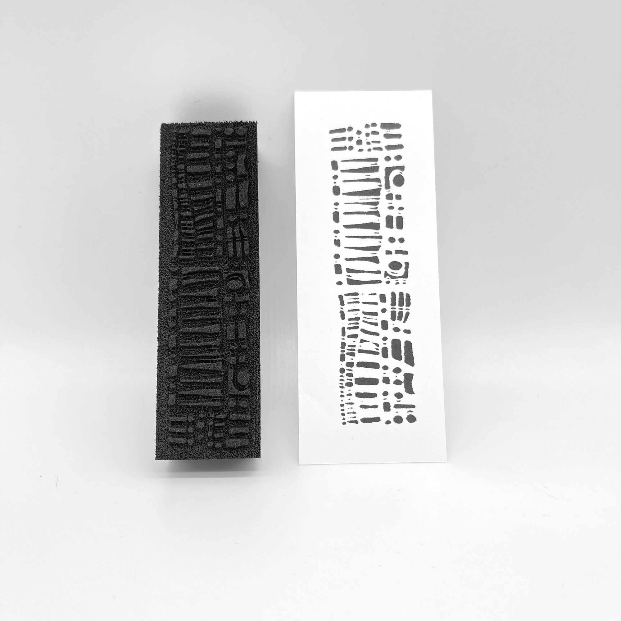 FOAM STAMPS | Strips Vol. 3 – Geo Poly | Mixed Media | Artists' Tools