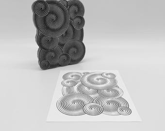 FOAM STAMPS | Mizumon Circles | Mixed Media | Artists' Tools