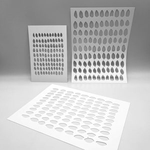 STENCIL | Paint Dash | Mixed Media by Froyle Art | Ideal for Gel Plate Printing, Polymer Clay, Paint & Texture Paste