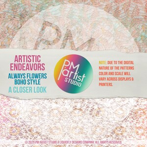 Boho Briefpapier | Druckbare Papiere (Digitaler Download) Bild 4