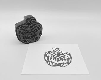 FOAM STAMPS | Peeved Pumpkin | Mixed Media by RHONDA | Artists' Tools