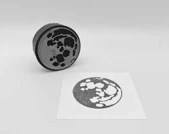 FOAM STAMPS | Moon Full | Mixed Media | Artists' Tools