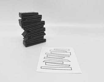 FOAM STAMPS | Mark Maker – Sleepers | Mixed Media by Ceri Griffiths | Artists' Tools