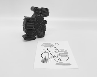 FOAM STAMPS | Mark Maker – Planets | Mixed Media by Ceri Griffiths | Artists' Tools