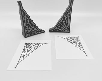 FOAM STAMPS | Corner Web Style 1 | Mixed Media | Artists' Tools