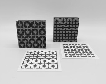 FOAM STAMPS | Rattan Wicker Style 2 | Mixed Media | Artists' Tools
