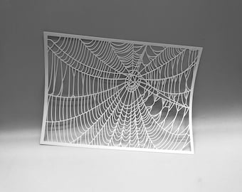 STENCILS | Walter's Webbing | Mixed Media | Ideal for Gel Plate Printing, Polymer Clay, Paint & Texture Paste