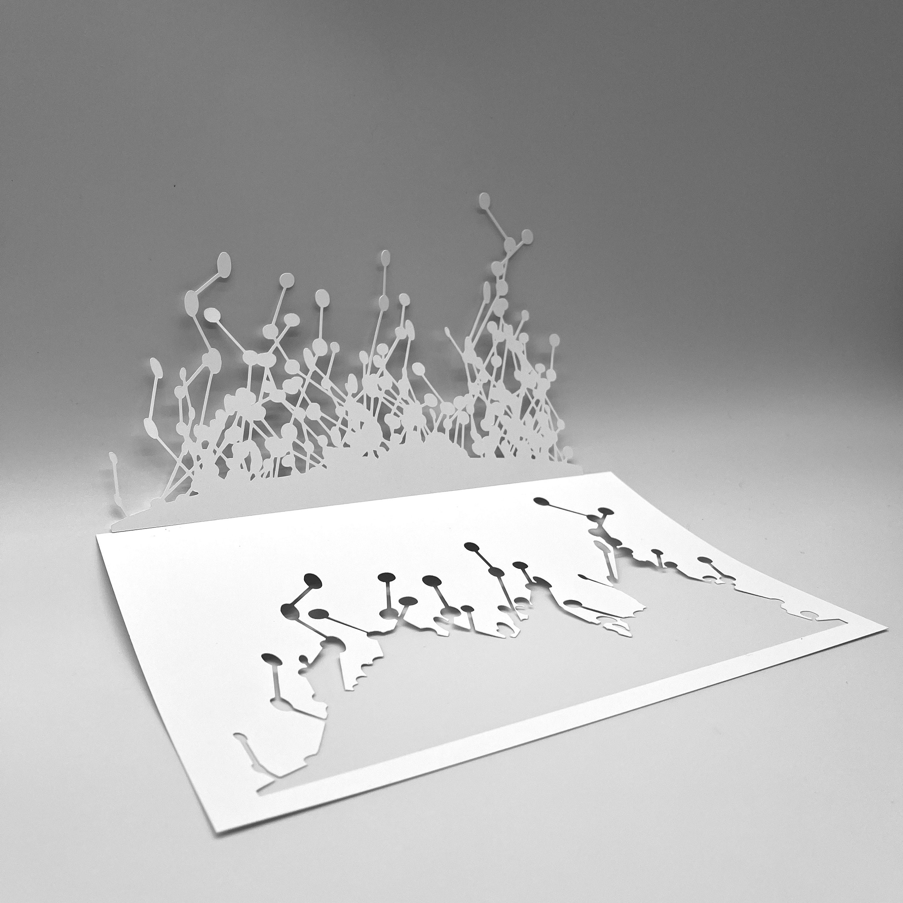 STENCILS Node Accent Mixed Media Ideal for Gel Plate Etsy