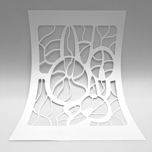 STENCIL / Sfere statiche Noduli di Nemo Due opzioni di dimensione / Supporti misti / Ideale per la stampa su lastre di gel, argilla polimerica, pittura e pasta per texture