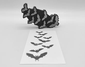 FOAM STAMPS | Bringing Batty Bats Back | Mixed Media | Artists' Tools