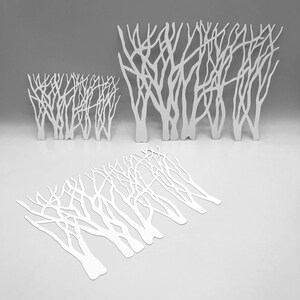 MASQUE | Chênaie | Technique mixte par Lucy Ames | Idéal pour l'impression sur plaque de gel, la pâte polymère, la peinture et la pâte texturée