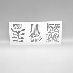 SZABLON | ATC Flora Fauna Fun (zestaw 3) | stworzony przez Paullę Keen | Idealny do druku metodą żelową, gliny polimerowej, farby i pasty teksturującej