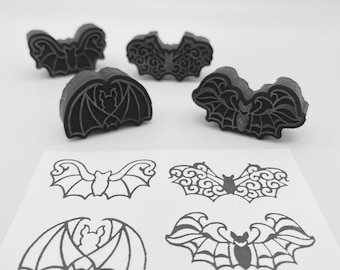 FOAM STAMPS | Batty Bat Set | Mixed Media by RHONDA | Artists' Tools