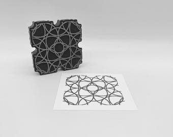 FOAM STAMPS | Rattan Wicker Style 1 | Mixed Media | Artists' Tools